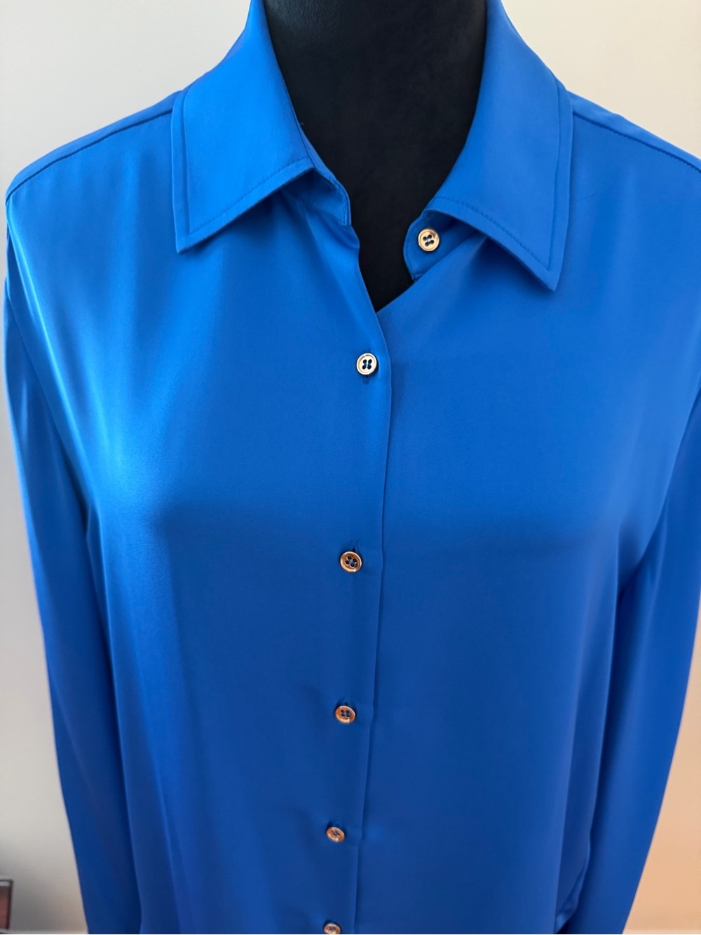 Ramy Brook Blue Women's Button-Up Blouse Women’s size S NWT